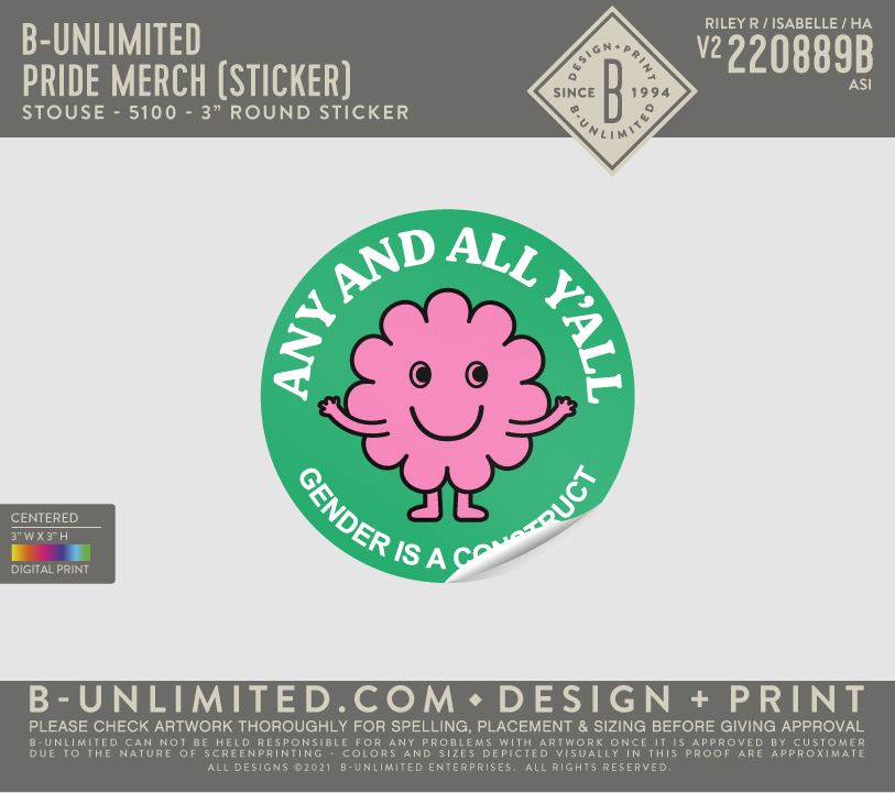 Any & All Y'all (Sticker)